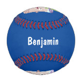 かわいいハッピーバブルティーボバ漫画のキャラクター 野球ボール (正面)