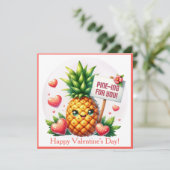 かわいいハッピーバレンタインデーのオーダーメイド シーズンカード (スタンド正面)