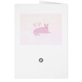 かわいいハッピーバレンタインデーカード (裏面)