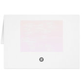 かわいいハッピーバレンタインデーカード (裏面横)