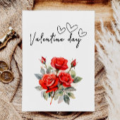 かわいいハッピーバレンタインデーカード シーズンカード