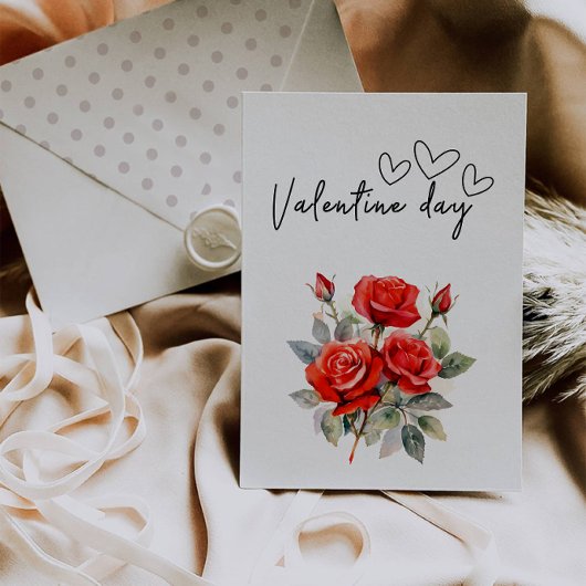 かわいいハッピーバレンタインデーカード シーズンカード