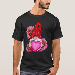 かわいいハッピーバレンタインデー格言とヒョウのサンフ Tシャツ