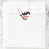 かわいいハッピーバレンタインデー ハートシール (バッグ)