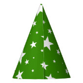 かわいいハッピーバースデーパンダとボウリングをする人、 クリケットの投手ハット&スカーフ パーティーハット (裏面)