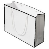 かわいいハッピーバースデーブラック&ホワイト ラージペーパーバッグ (裏面アングル)