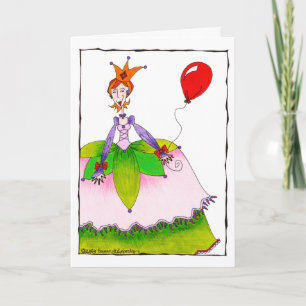 かわいいハッピーバースデープリンセスfor Girl or Tween カード
