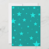 かわいいハッピーバースデーボーイアルパカスインティール(緑がかった色)セラペ サンキューカード (裏面)