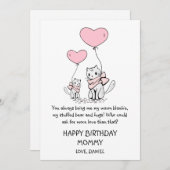 かわいいハッピーバースデーママ (正面/裏面)