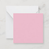 かわいいハッピーバースデーヴィンテージカップケーキ ノートカード (裏面)