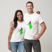 かわいいハッピーバースデー恐竜 Tシャツ (ユニセックス)
