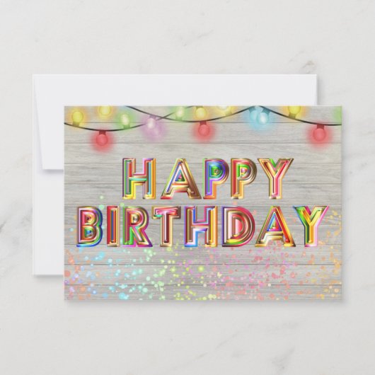 かわいいハッピーバースデー (正面)