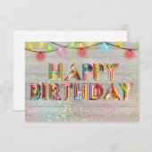 かわいいハッピーバースデー (正面/裏面)