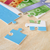 かわいいハッピーバースデー ジグソーパズル (側面)