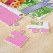 かわいいハッピーバースデー ジグソーパズル (側面)