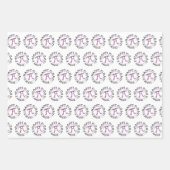 かわいいハッピーパイの日© ラッピングペーパーシート (正面)