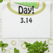 かわいいハッピーパイ キッチンタオル (折り畳み)