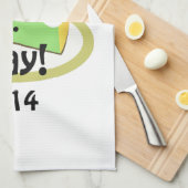 かわいいハッピーパイ キッチンタオル (四つ折り)