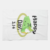 かわいいハッピーパイ キッチンタオル (横)