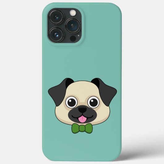 かわいいハッピーパピロン犬 Case-Mate iPhoneケース (裏面)