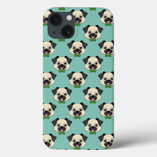 かわいいハッピーパピロン犬 Case-Mate iPhoneケース (裏面)