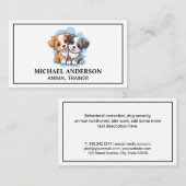 かわいいハッピーパピー 名刺 (正面/裏面)