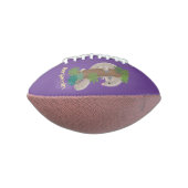 かわいいハッピーパンゴリンアンテーターイラストレーション アメリカンフットボール (回転90)