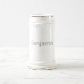 かわいいハッピーパンゴリンアンテーターイラストレーション ビールジョッキ (中央)