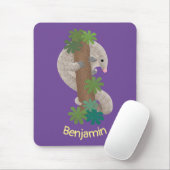 かわいいハッピーパンゴリンアンテーターイラストレーション マウスパッド (マウス)