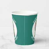 かわいいハッピーパンゴリンアンテーターパーソナライズされた誕生日 紙コップ (右)