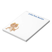 かわいいハッピーヒゲのドラゴントカゲ漫画 ノートパッド (回転)