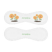 かわいいハッピーヒマワリ笑い漫画イラストレーション 野球ボール (パネル)