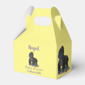 かわいいハッピービッグゴリラ漫画イラストレーション フェイバーボックス (正面サイド)