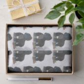 かわいいハッピービッグゴリラ漫画イラストレーション 薄葉紙 (ギフト)