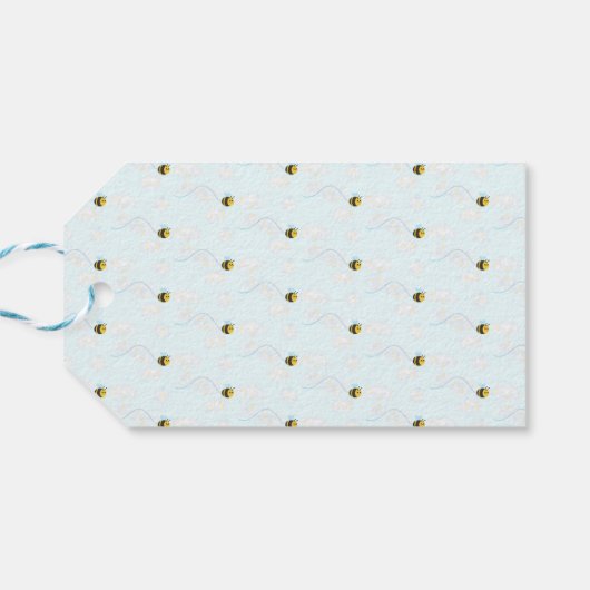 かわいいハッピービーギフトラベル ギフトタグ (裏面横)