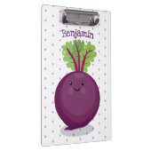 かわいいハッピービーツルートキッチンアニメイラストレーション クリップボード (右)