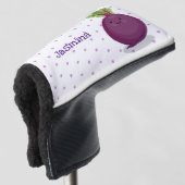 かわいいハッピービーツルートキッチンアニメイラストレーション ゴルフヘッドカバー (3/4 正面)