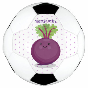 かわいいハッピービーツルートキッチンアニメイラストレーション サッカーボール