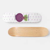 かわいいハッピービーツルートキッチンアニメイラストレーション スケートボード (横)