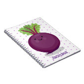 かわいいハッピービーツルートキッチンアニメイラストレーション ノートブック (右側)