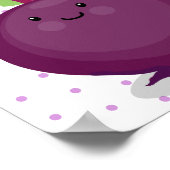 かわいいハッピービーツルートキッチンアニメイラストレーション ポスター (角)