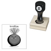 かわいいハッピービーツルートキッチンアニメイラストレーション ラバースタンプ (押印)