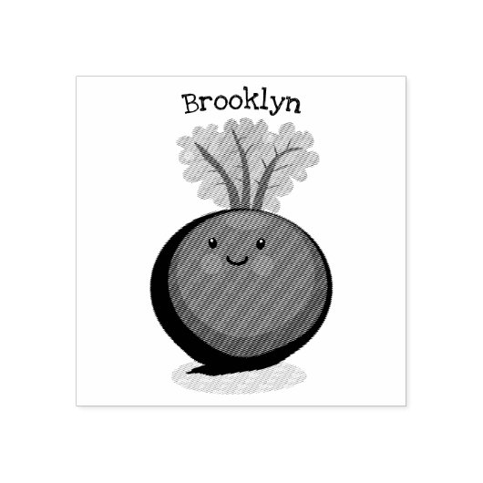 かわいいハッピービーツルートキッチンアニメイラストレーション ラバースタンプ (インプリント)