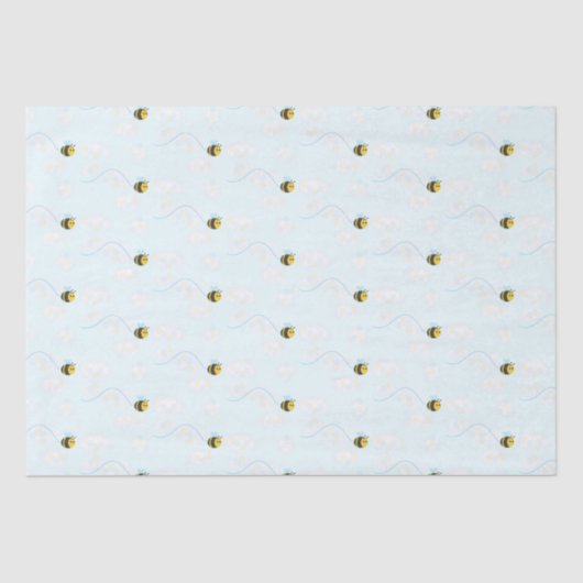 かわいいハッピービーティッシュペーパー 薄葉紙 (正面)