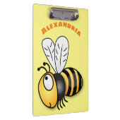 かわいいハッピービー漫画イラストレーション クリップボード (右)