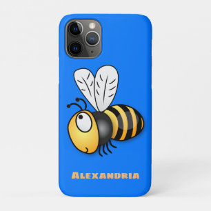 かわいいハッピービー漫画イラストレーション iPhone 11 PROケース