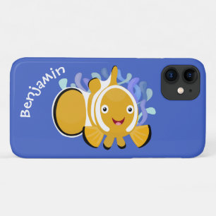 かわいいハッピーピエロのアニメ漫画 iPhone 11 ケース