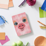 かわいいハッピーピグiPadカバー iPad Miniカバー<br><div class="desc">かわいいハッピーピッグiPadケースおもしろいMIGNED絵を描 – カスタマイズ可能</div>