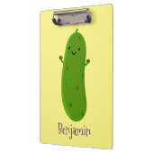 かわいいハッピーピックアニメイラストレーション クリップボード (左)