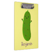 かわいいハッピーピックアニメイラストレーション クリップボード (右)